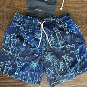 Vilebrequin Limited Edition Fathers Day I love you swim shorts